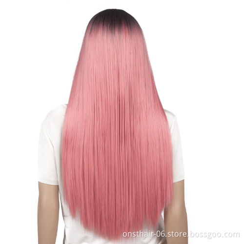 Synthetic Long Hair Fei-show Straight Blonde Wigs Role Cos-play Costume Women Hairpiece Heat Resistant Fiber Pelucas Cartoon